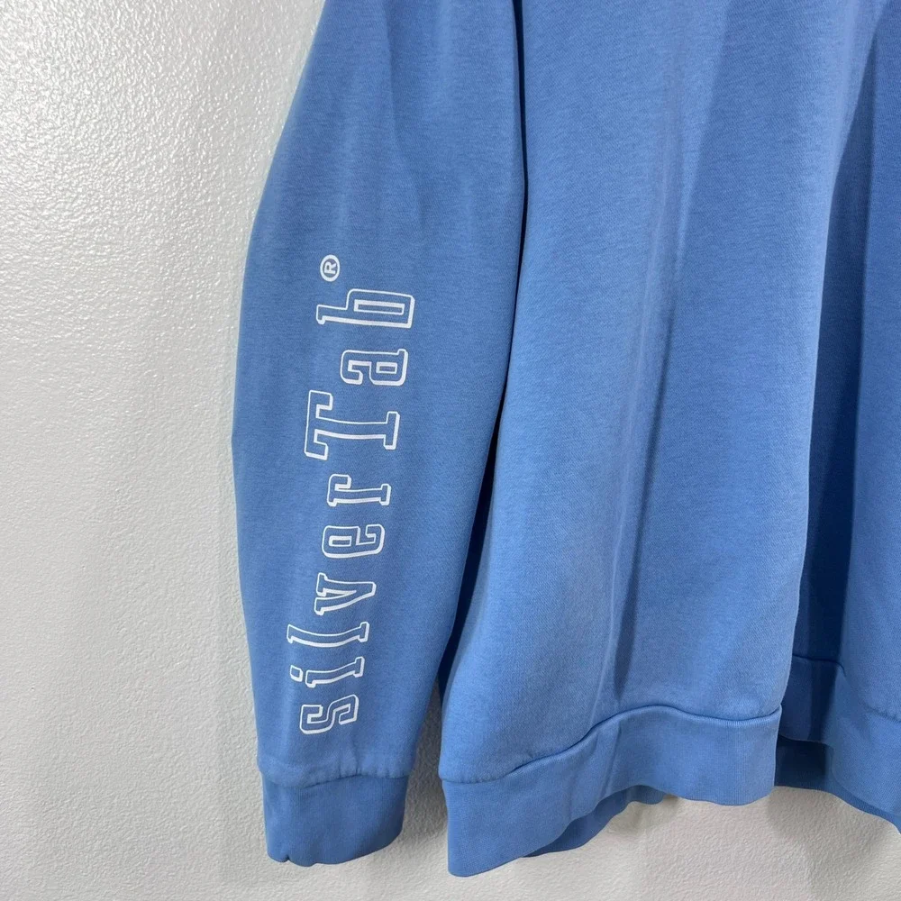 Levi's SilverTab XXL Sweatshirt Blue Planet Graphic‎ Crewneck Pullover Y2K Glob